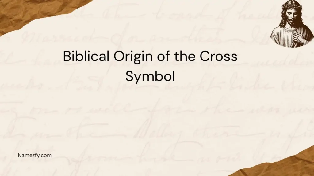 Biblical Origin of the Cross Symbol