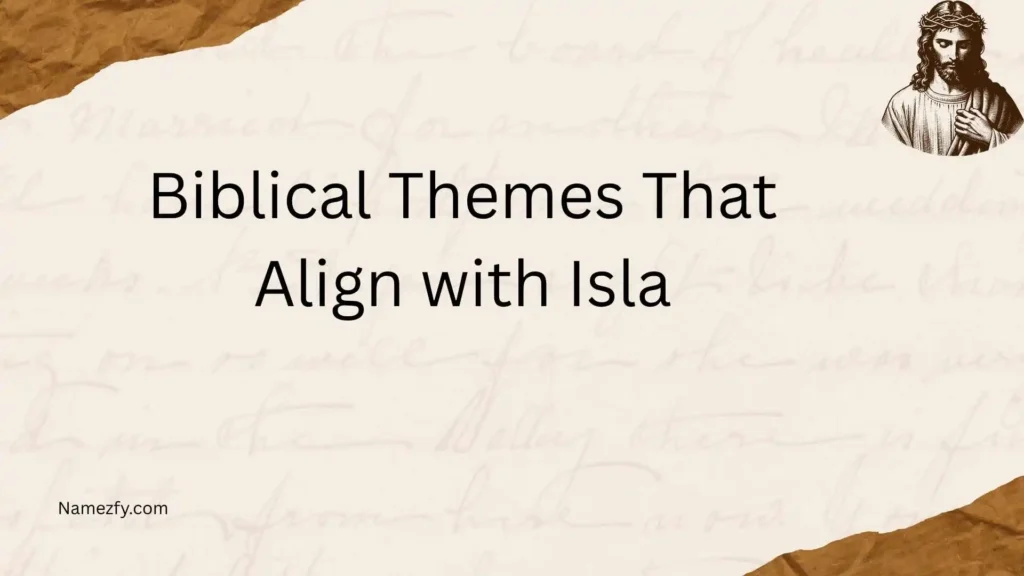 Biblical Themes That Align with Isla