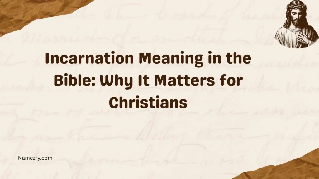 Incarnation Meaning in the Bible