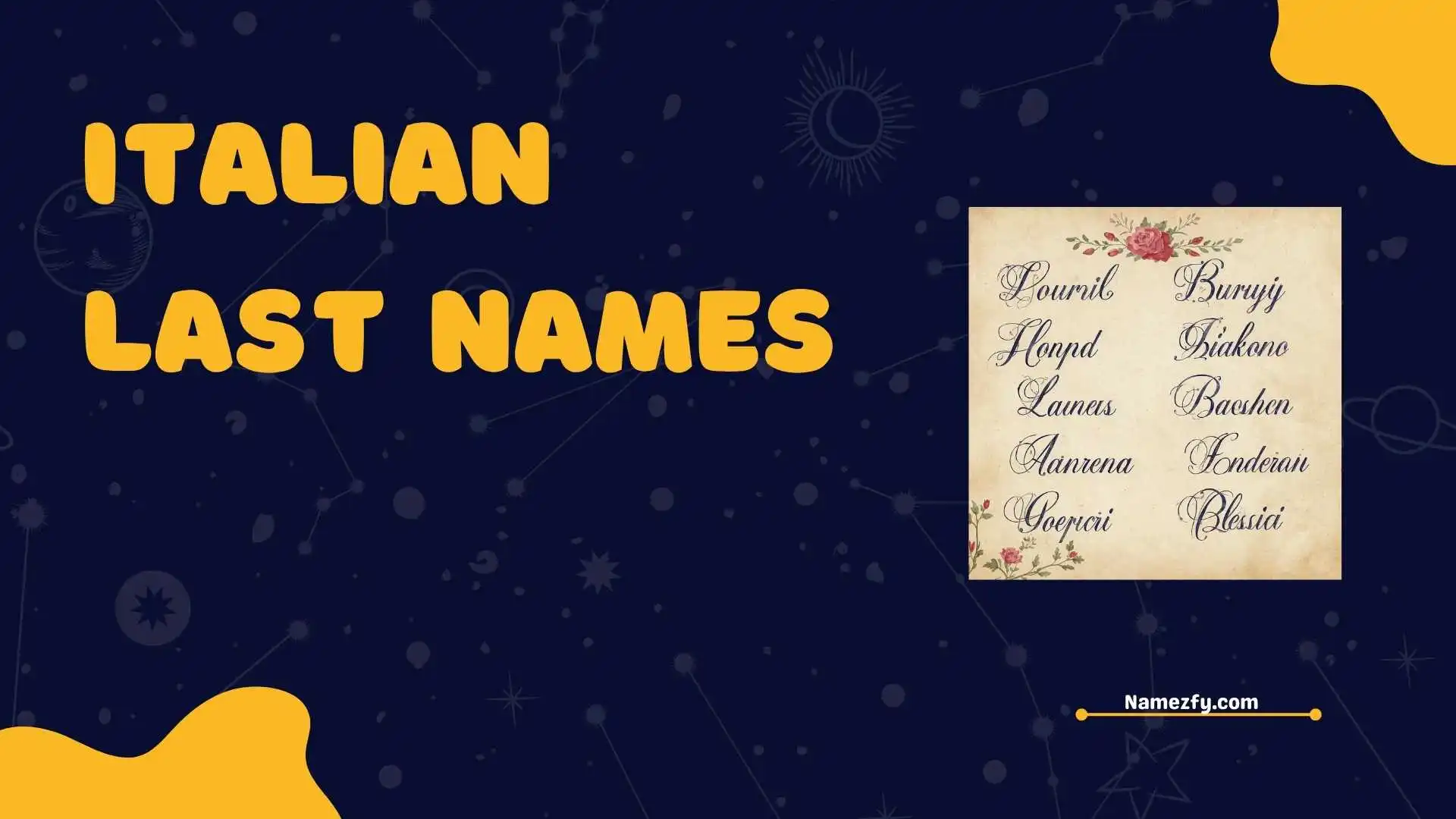Italian Last Names 