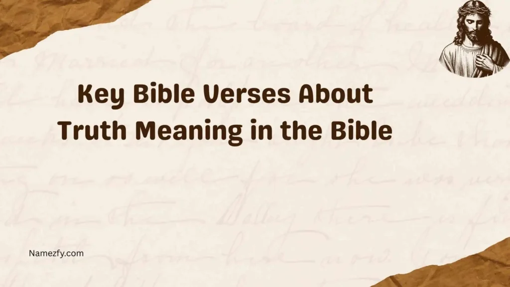 Key Bible Verses About Truth Meaning in the Bible