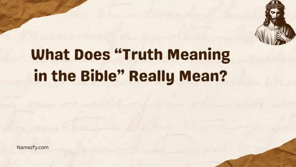 What Does “Truth Meaning in the Bible”