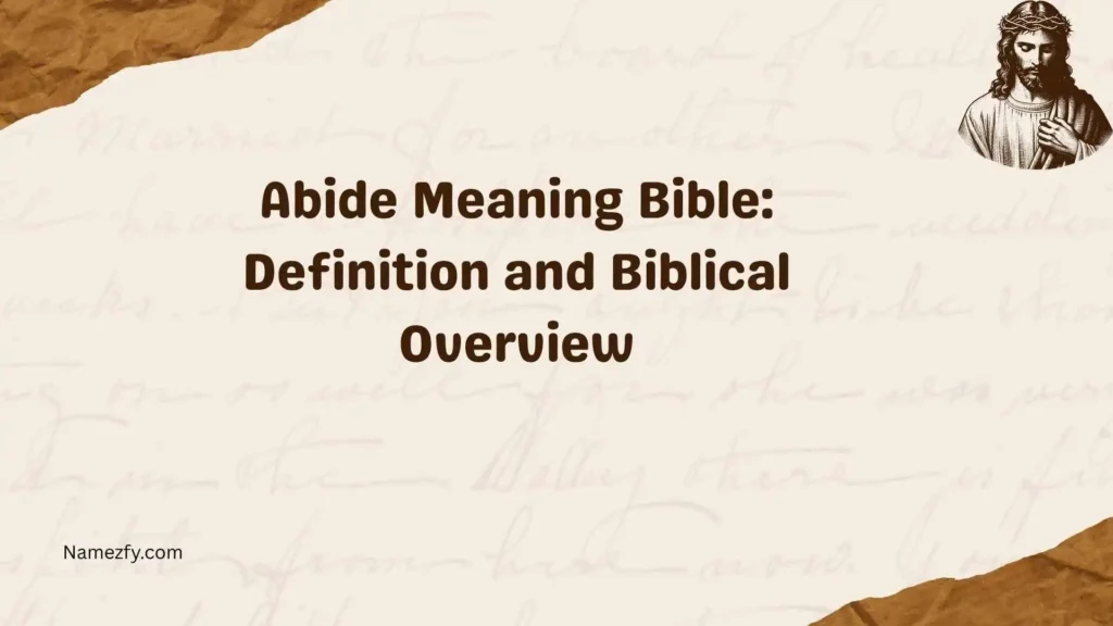 Definition and Biblical Overview