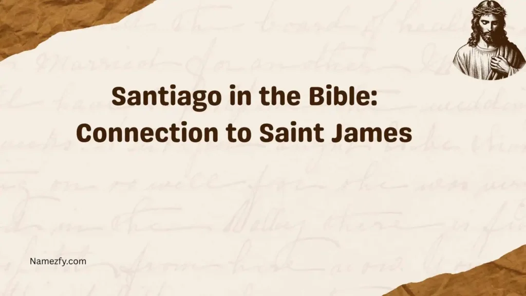 Santiago in the Bible: Connection to Saint James