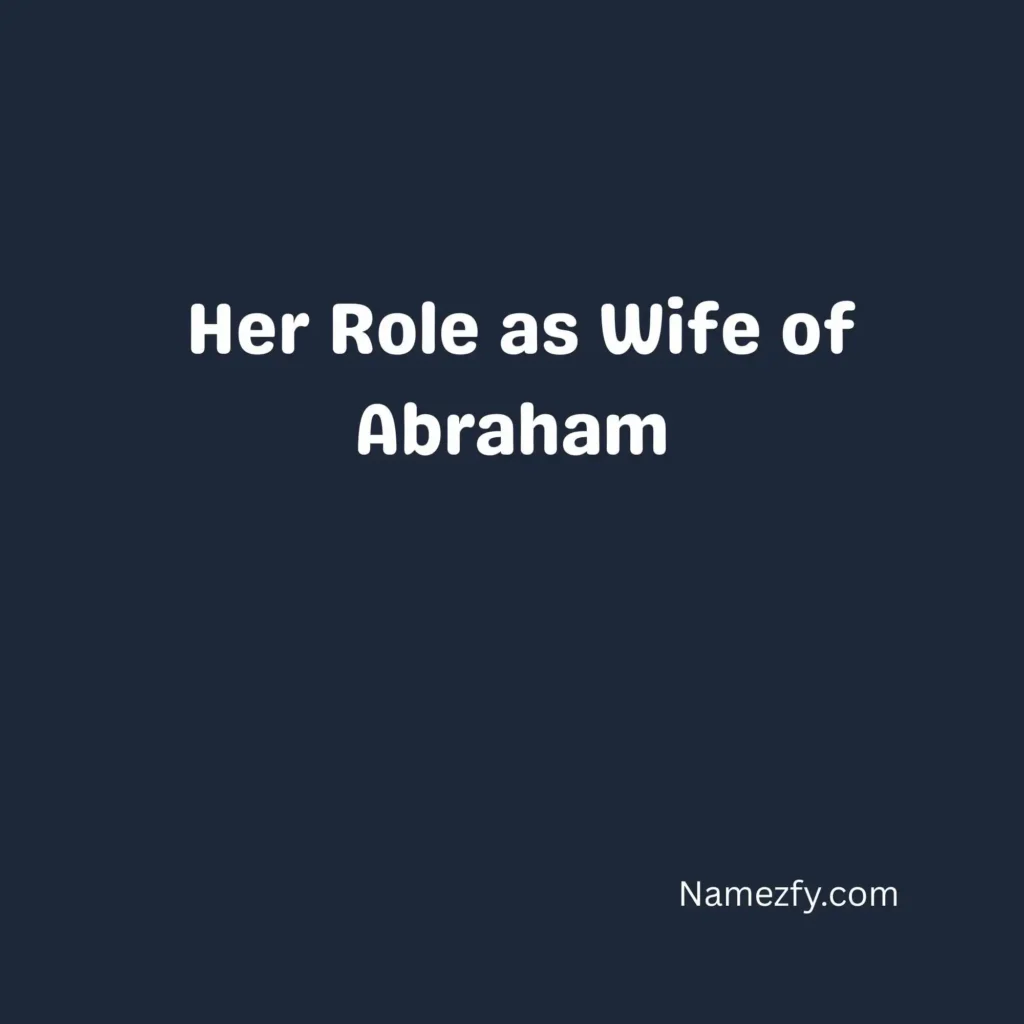 Sarah Meaning in the Bible