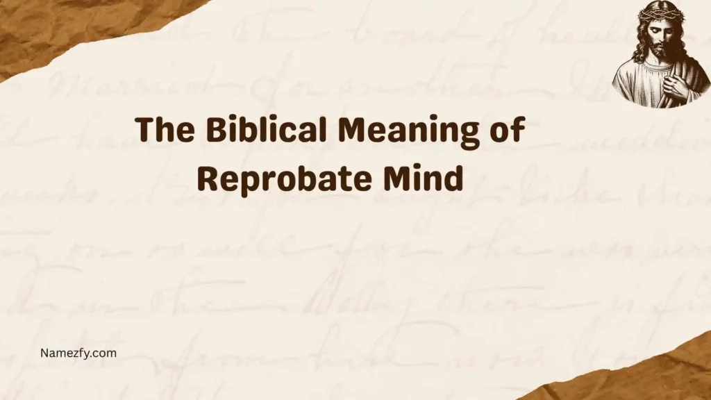 The Biblical Meaning of Reprobate Mind