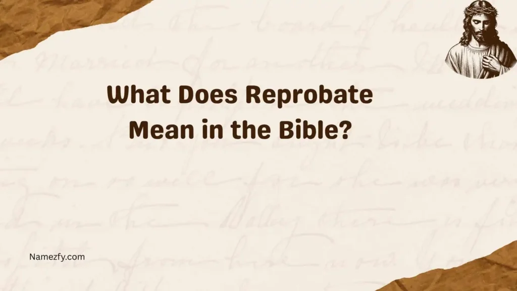 What Does Reprobate Mean in the Bible