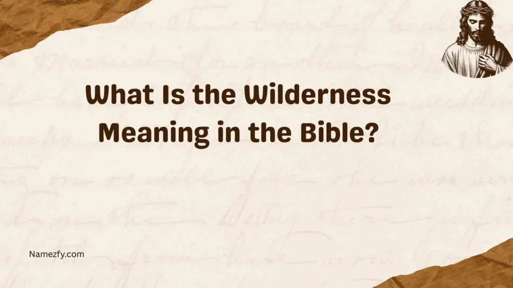 What Is the Wilderness Meaning in the Bible