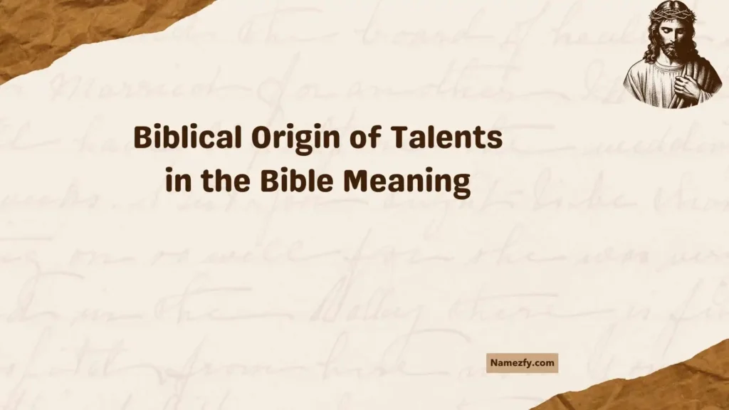 Biblical Origin of Talents in the Bible Meaning