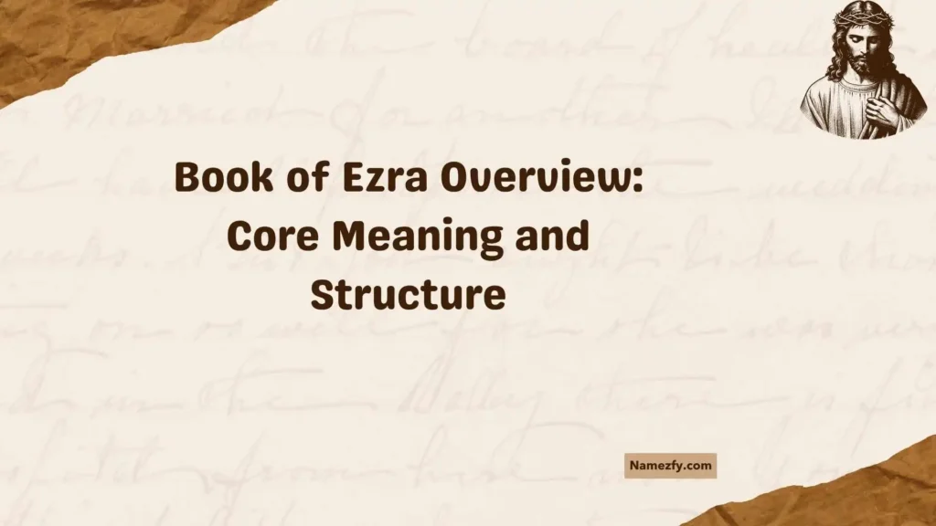 Book of Ezra Overview