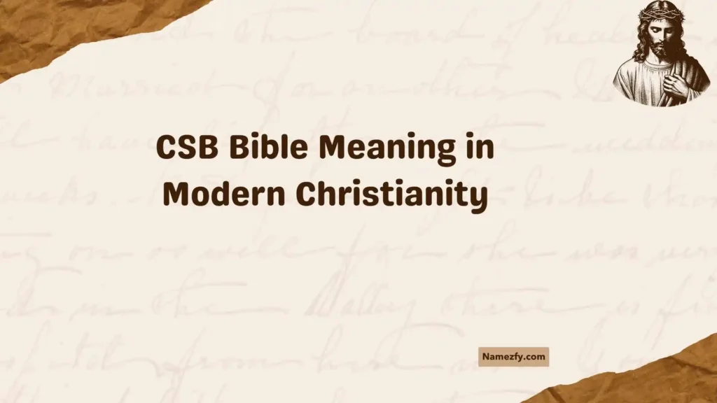 CSB Bible Meaning in Modern Christianity