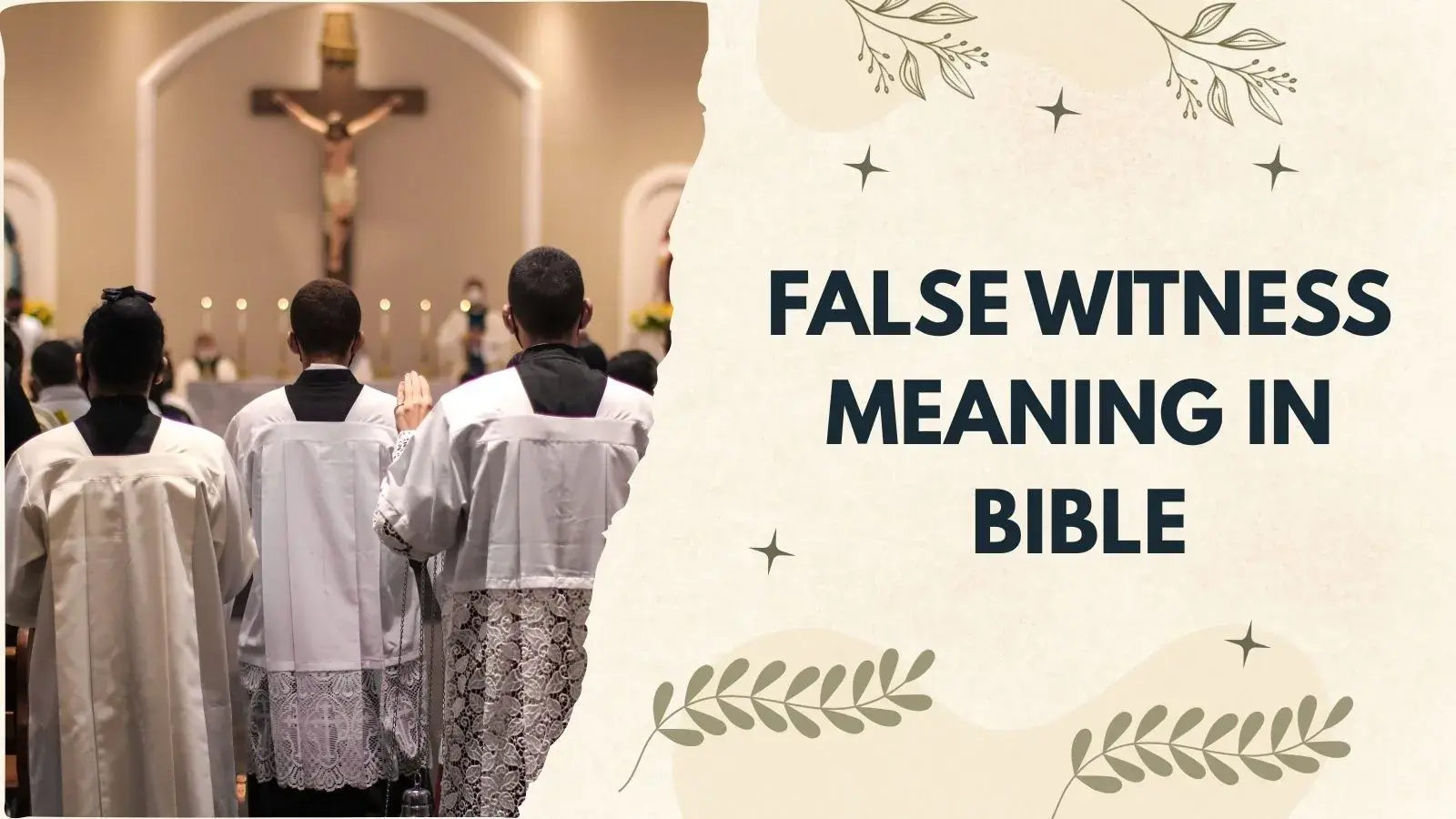 False Witness Meaning in the Bible