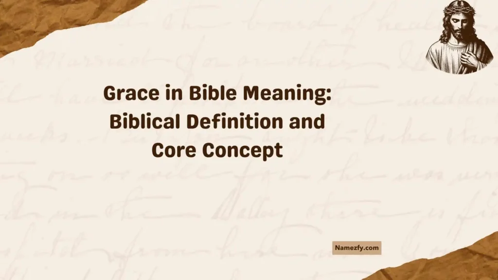 Grace in Bible Meaning