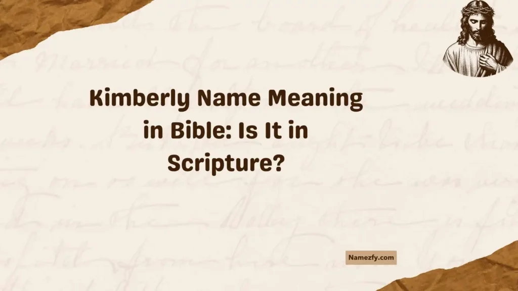 Kimberly Name Meaning in Bible