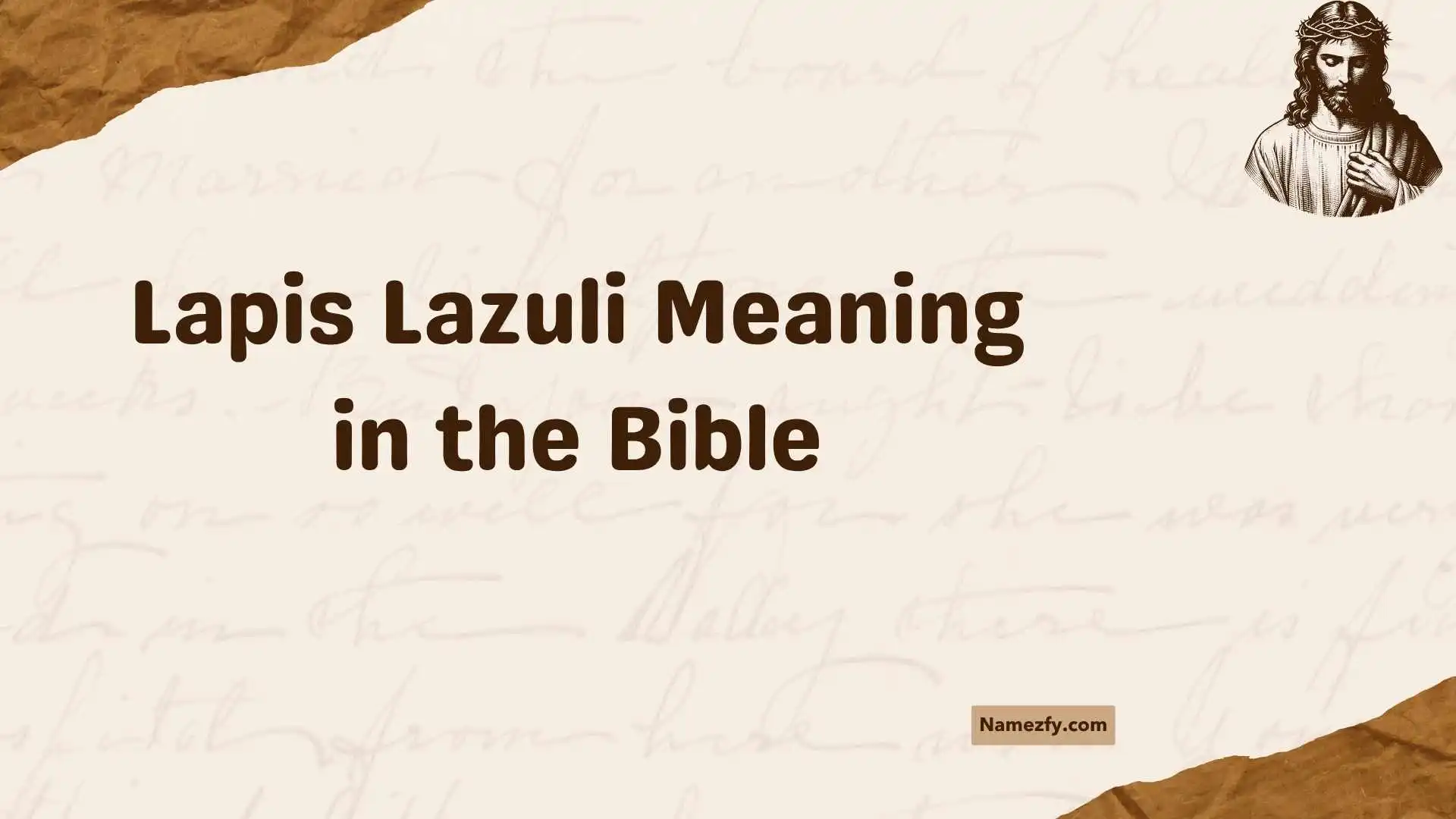 Lapis Lazuli Meaning in the Bible