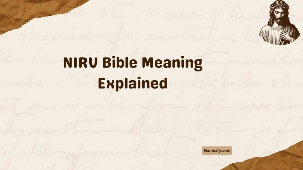 NIRV Bible Meaning Explained