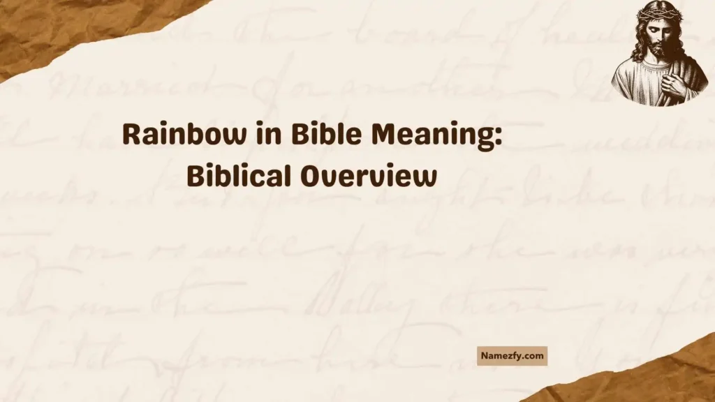 Rainbow in Bible Meaning: Biblical Overview