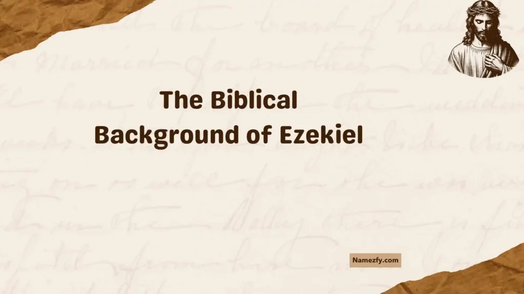 The Biblical Background of Ezekiel