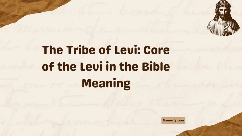 The Tribe of Levi