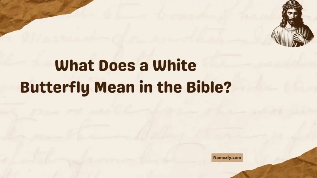 What Does a White Butterfly Mean in the Bible