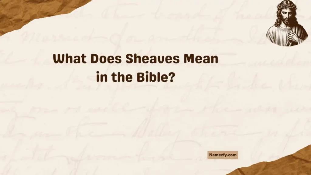 What Does Sheaves Mean in the Bible
