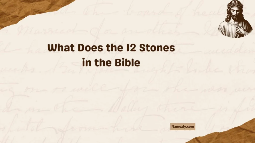 What Does the 12 Stones in the Bible