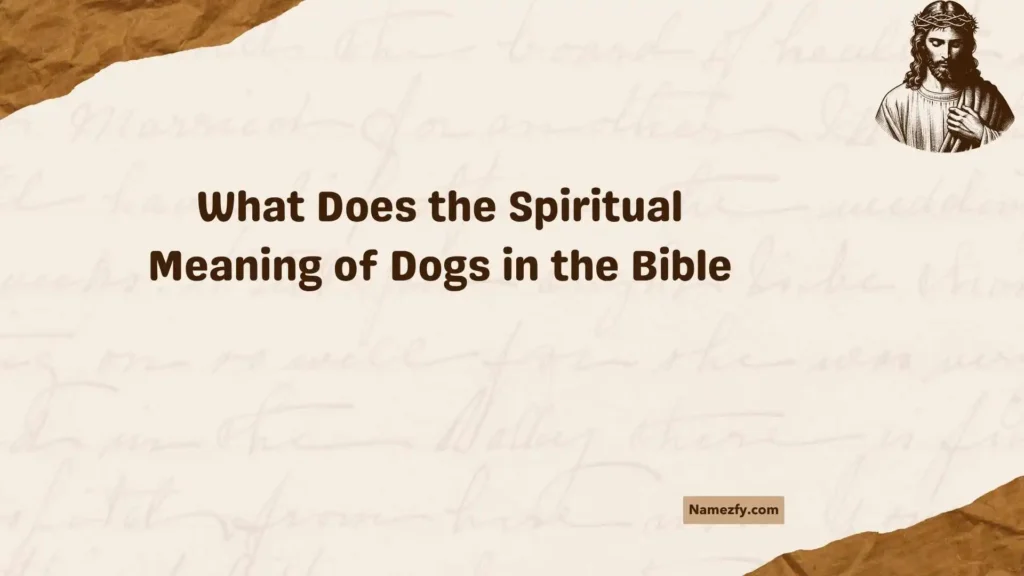 What Does the Spiritual Meaning of Dogs in the Bible