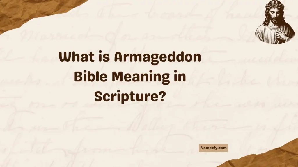 What is Armageddon Bible Meaning in Scripture