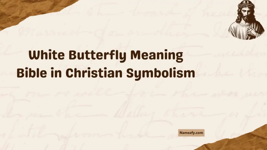 White Butterfly Meaning Bible